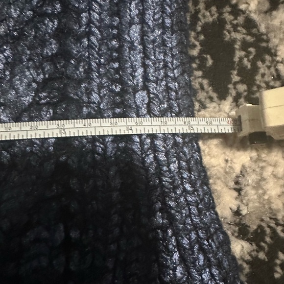🆕 with tags Zara METALLIC CABLE KNIT VEST Size Large - Picture 5 of 5